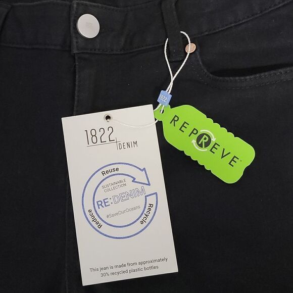 1822 Girlfriend High Rise Waist Ankle Jeans In Harry NWT Reduce Reuse Recycle♻️ - Picture 3 of 10